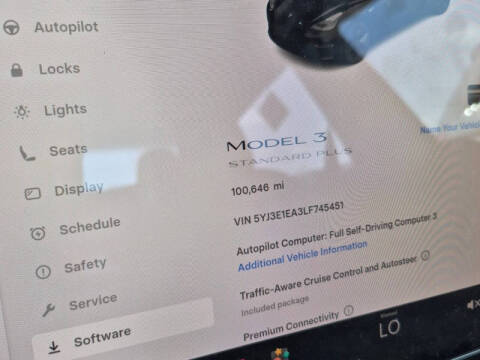 2020 Tesla Model 3 Standard Range Plus