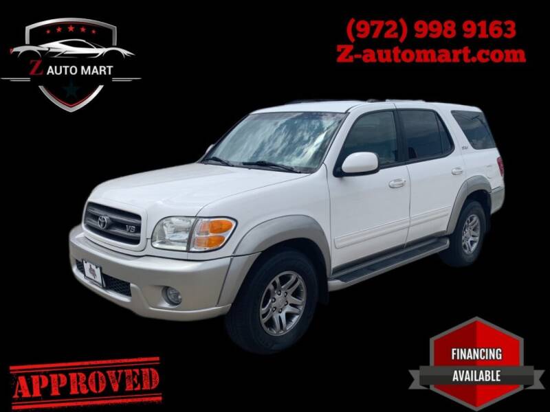 2003 Toyota Sequoia for sale at Z AUTO MART in Lewisville TX