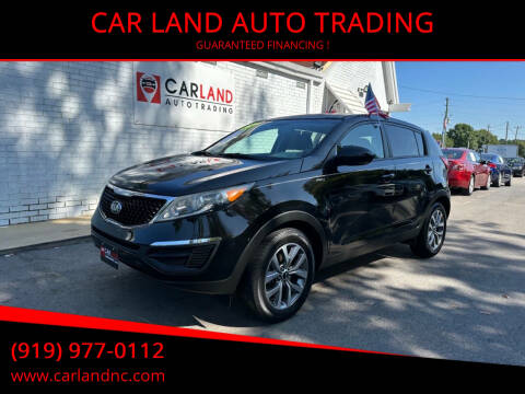 2016 Kia Sportage for sale at CAR LAND  AUTO TRADING - CAR LAND AUTO TRADING in Raleigh NC