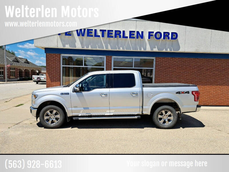 2017 Ford F-150 for sale at Welterlen Motors in Edgewood IA