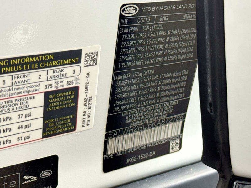 2019 Land Rover Range Rover Sport HSE