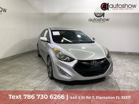 2013 Hyundai Elantra Coupe for sale at AUTOSHOW SALES & SERVICE in Plantation FL