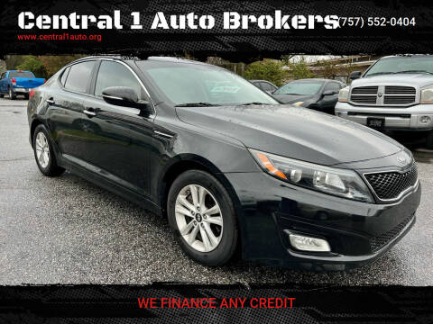2015 Kia Optima for sale at Central 1 Auto Brokers in Virginia Beach VA