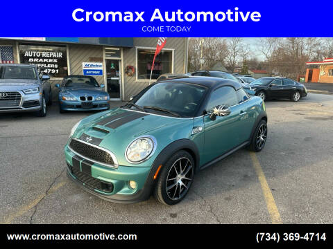 2012 MINI Cooper Coupe for sale at Cromax Automotive in Ann Arbor MI