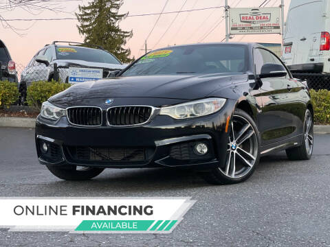 2015 BMW 4 Series for sale at Real Deal Cars in Everett WA
