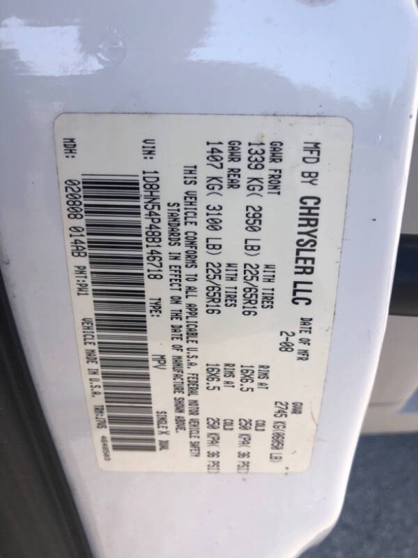 2008 Dodge Grand Caravan SXT