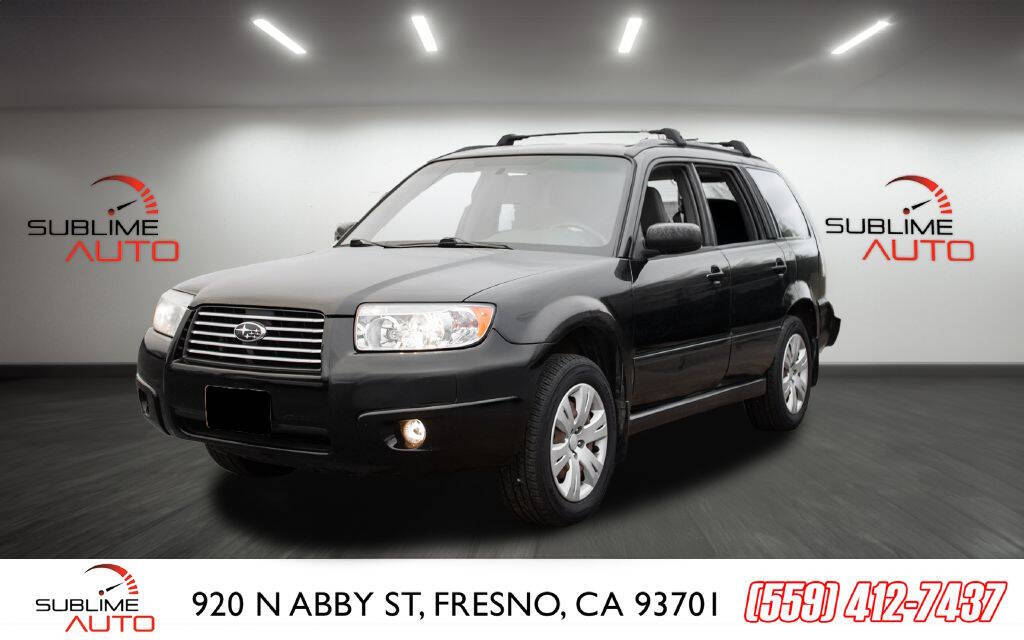 2008 Subaru Forester for sale at SUBLIME AUTO in Fresno, CA