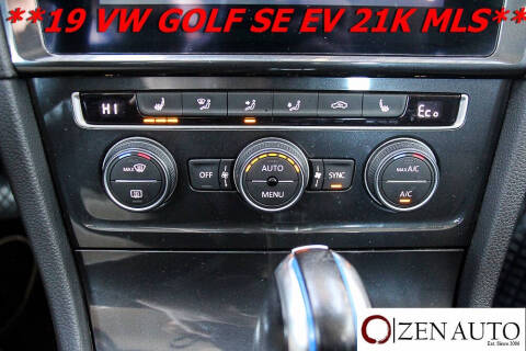 2019 Volkswagen e-Golf SE