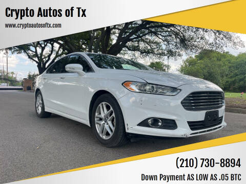 2014 Ford Fusion for sale at Crypto Autos of Tx in San Antonio TX