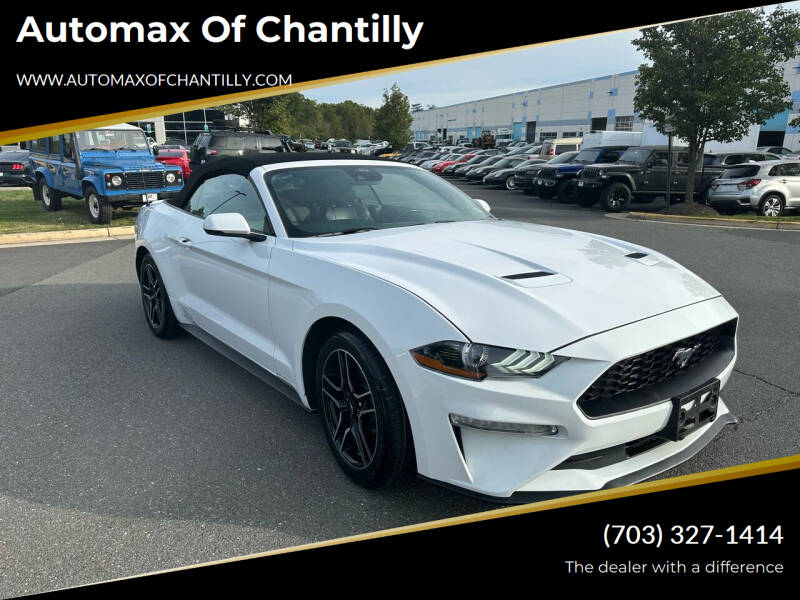 2022 Ford Mustang for sale at Automax of Chantilly in Chantilly VA
