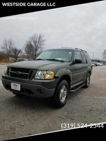 2003 Ford Explorer Sport for sale at WESTSIDE GARAGE LLC in Keokuk IA