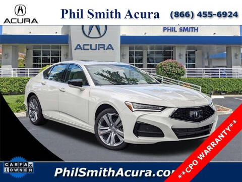 2022 Acura TLX for sale at PHIL SMITH AUTOMOTIVE GROUP - Phil Smith Acura in Pompano Beach FL