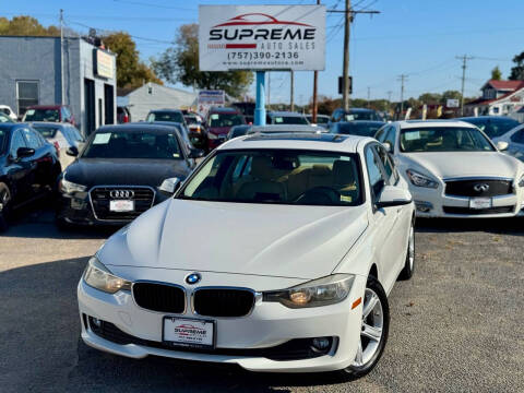 2013 BMW 3 Series for sale at Supreme Auto Sales in Chesapeake VA