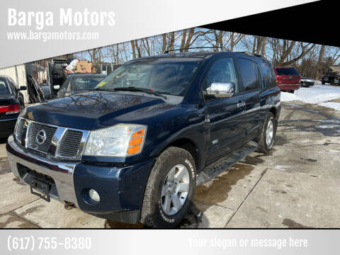 2006 Nissan Armada for sale at Barga Motors in Tewksbury MA