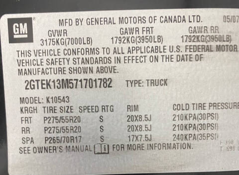 2007 GMC Sierra 1500 SLT