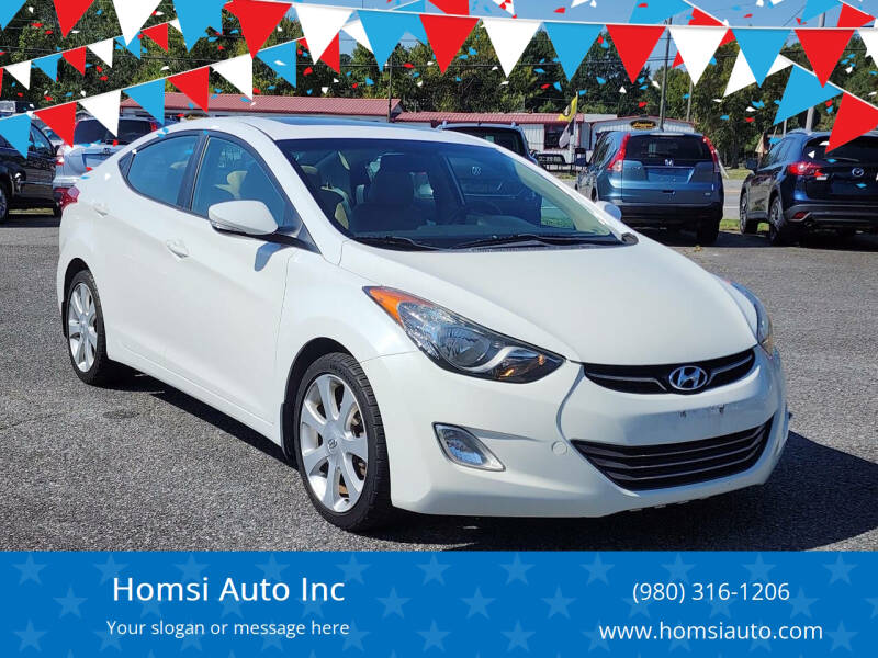 2013 Hyundai Elantra for sale at Homsi Auto Inc in Kannapolis NC