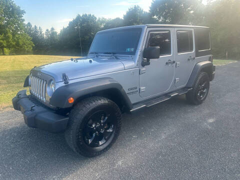 2014 Jeep Wrangler Unlimited for sale at Hutchys Auto Sales & Service in Loyalhanna PA