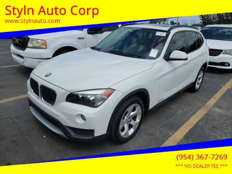 2013 BMW X1 for sale at Styln Auto Corp in West Park FL