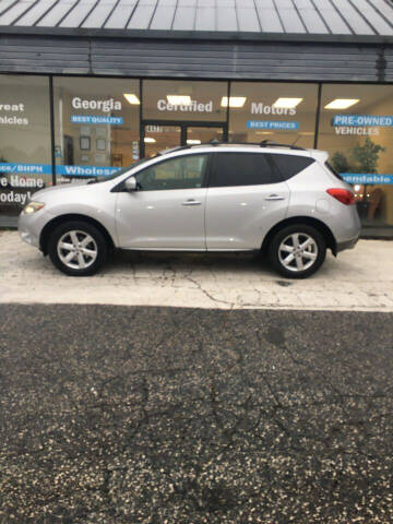 2009 Nissan Murano for sale at Georgia Certified Motors in Stockbridge GA