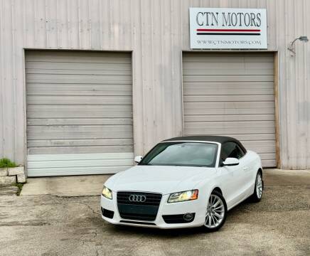 2010 Audi A5 for sale at CTN MOTORS in Houston TX