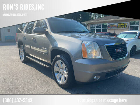 2007 GMC Yukon for sale at RON'S RIDES,INC in Bunnell FL