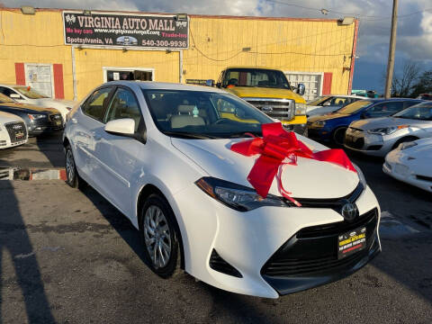 2017 Toyota Corolla for sale at Virginia Auto Mall in Woodford VA