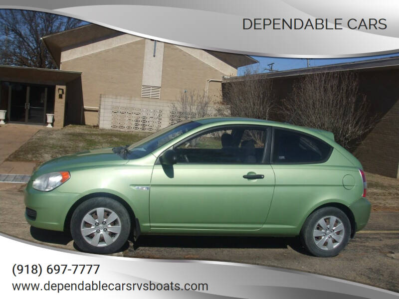 2009 Hyundai Accent for sale at DEPENDABLE CARS in Mannford OK