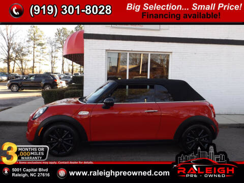 2019 MINI Convertible for sale at Raleigh Pre-Owned in Raleigh NC