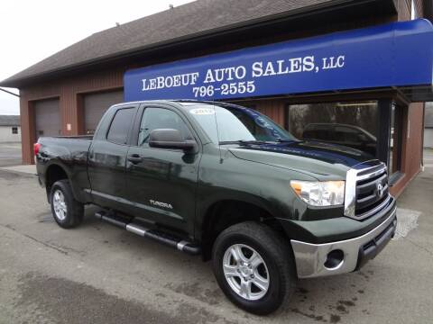 2012 Toyota Tundra for sale at LeBoeuf Auto Sales in Waterford PA
