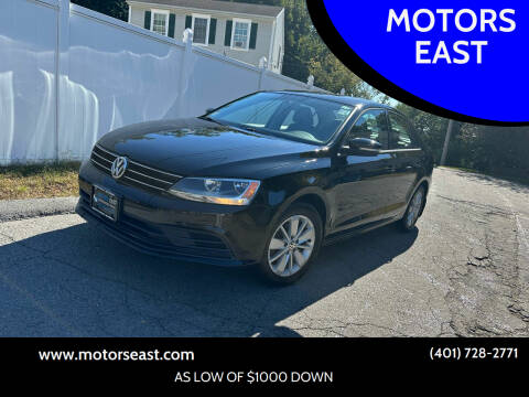 2016 Volkswagen Jetta for sale at MOTORS EAST in Cumberland RI