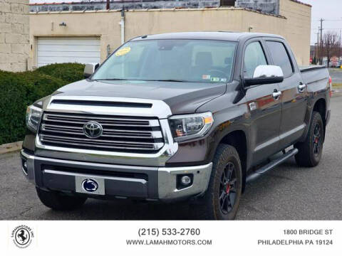 2019 Toyota Tundra for sale at LAMAH MOTORS INC in Philadelphia PA