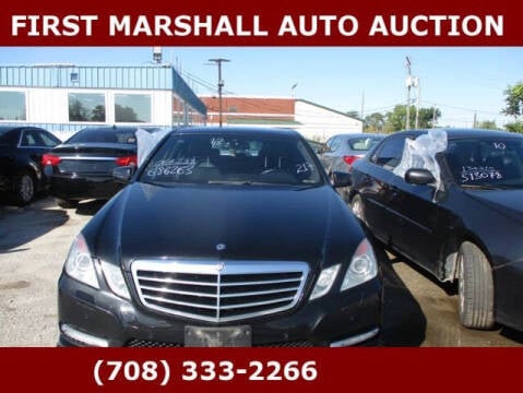 2013 Mercedes-Benz E-Class for sale at First Marshall Auto Auction in Harvey IL