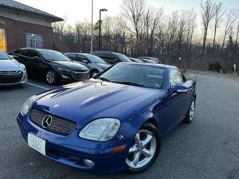 2002 Mercedes-Benz SLK for sale at Car Central in Fredericksburg VA