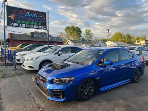 2019 Subaru WRX for sale at AWD Denver Automotive LLC in Englewood CO