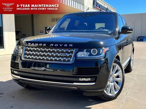 2017 Land Rover Range Rover for sale at European Motors Inc in Plano TX