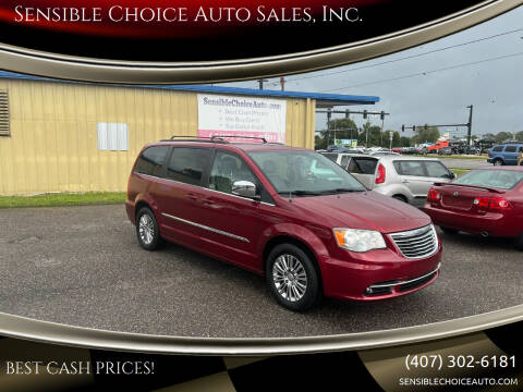 2013 Chrysler Town and Country for sale at Sensible Choice Auto Sales, Inc. in Longwood FL