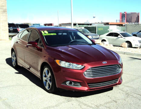 2014 Ford Fusion for sale at DESERT AUTO TRADER in Las Vegas NV