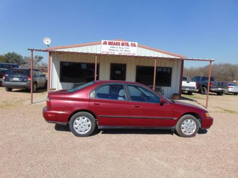 1996 Honda Accord for sale at Jacky Mears Motor Co in Cleburne TX