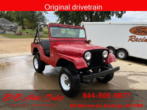1958 Willys CJ-5 for sale at B & B Auto Sales in Brookings SD
