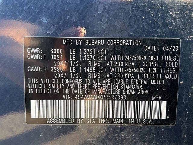 2023 Subaru Ascent Touring