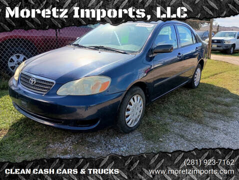 2006 Toyota Corolla for sale at Moretz Imports, LLC in Spring TX