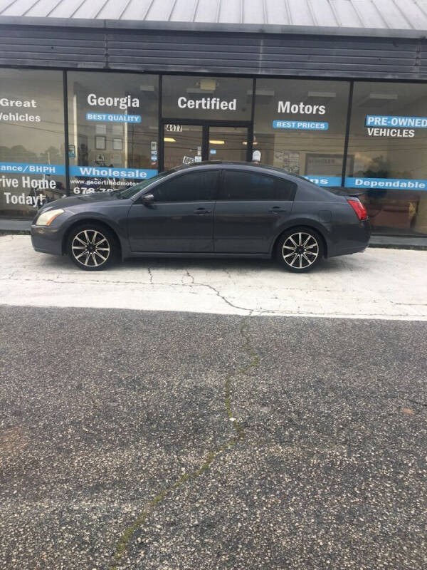 2007 Nissan Maxima for sale at Georgia Certified Motors in Stockbridge GA