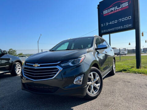 2020 Chevrolet Equinox for sale at SIRIUS MOTORS INC in Monroe OH
