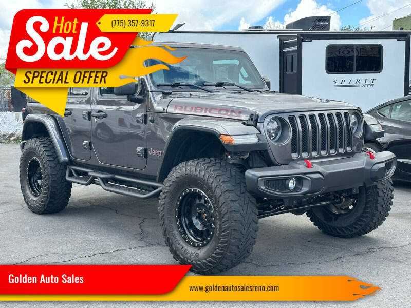 2018 Jeep Wrangler Unlimited for sale at Golden Auto Sales in Reno NV