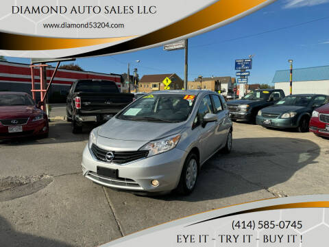 2015 Nissan Versa Note for sale at DIAMOND AUTO SALES LLC in Milwaukee WI