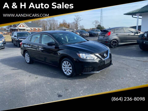 2017 Nissan Sentra for sale at A & H Auto Sales in Greenville SC