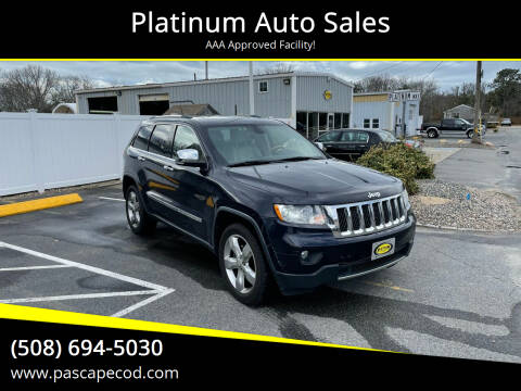 2011 Jeep Grand Cherokee for sale at Platinum Auto Sales in South Yarmouth MA