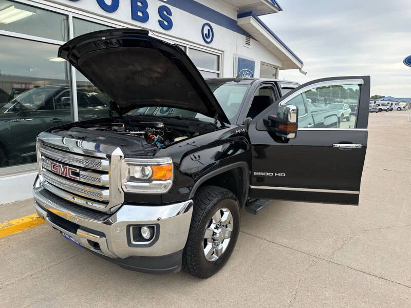 Used 2015 GMC Sierra 2500HD SLT with VIN 1GT12ZE80FF589767 for sale in Saint Paul, NE