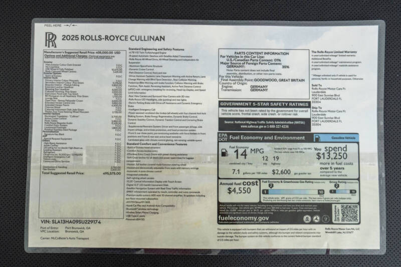 2025 Rolls-Royce Cullinan