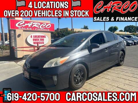 2013 Toyota Prius for sale at CARCO OF POWAY in Poway CA